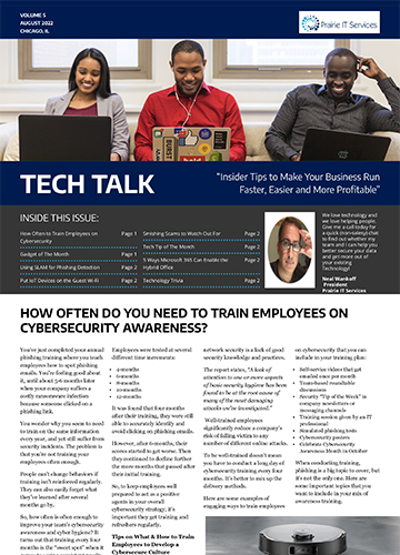 August 2022 Security Awareness Newsletter